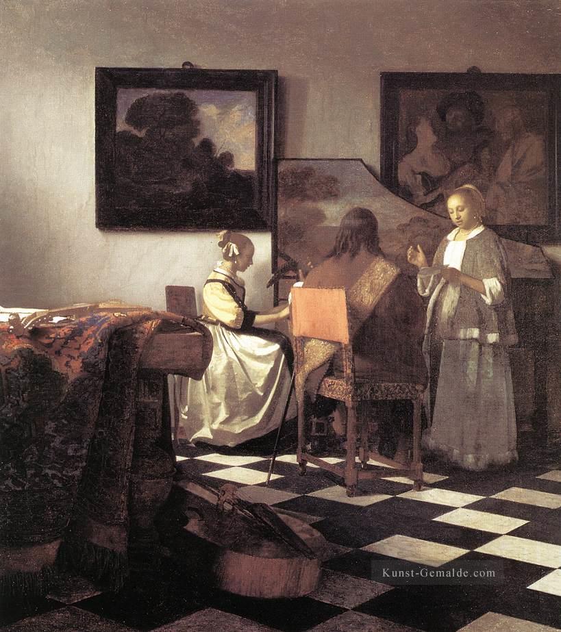Das Konzert Barock Johannes Vermeer Ölgemälde